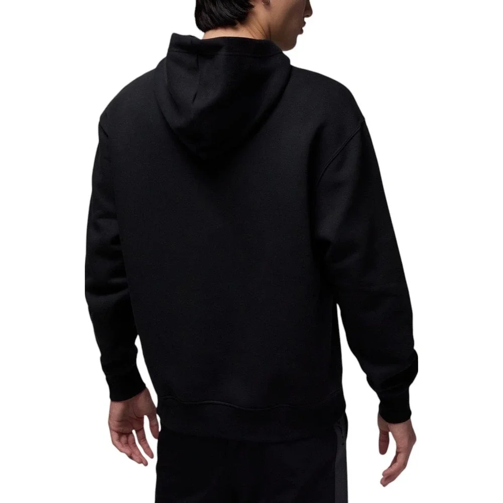 Air JORDAN Essentials Black Graphic Logo Pullover Hoodie‎ Sweatshirt Sz S Nike